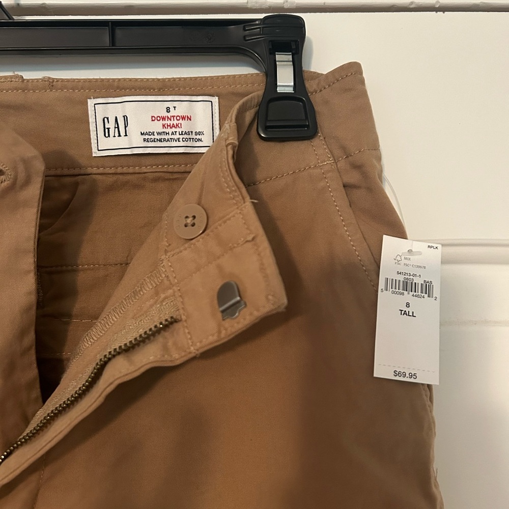 Gap downtown khaki size 8 tall